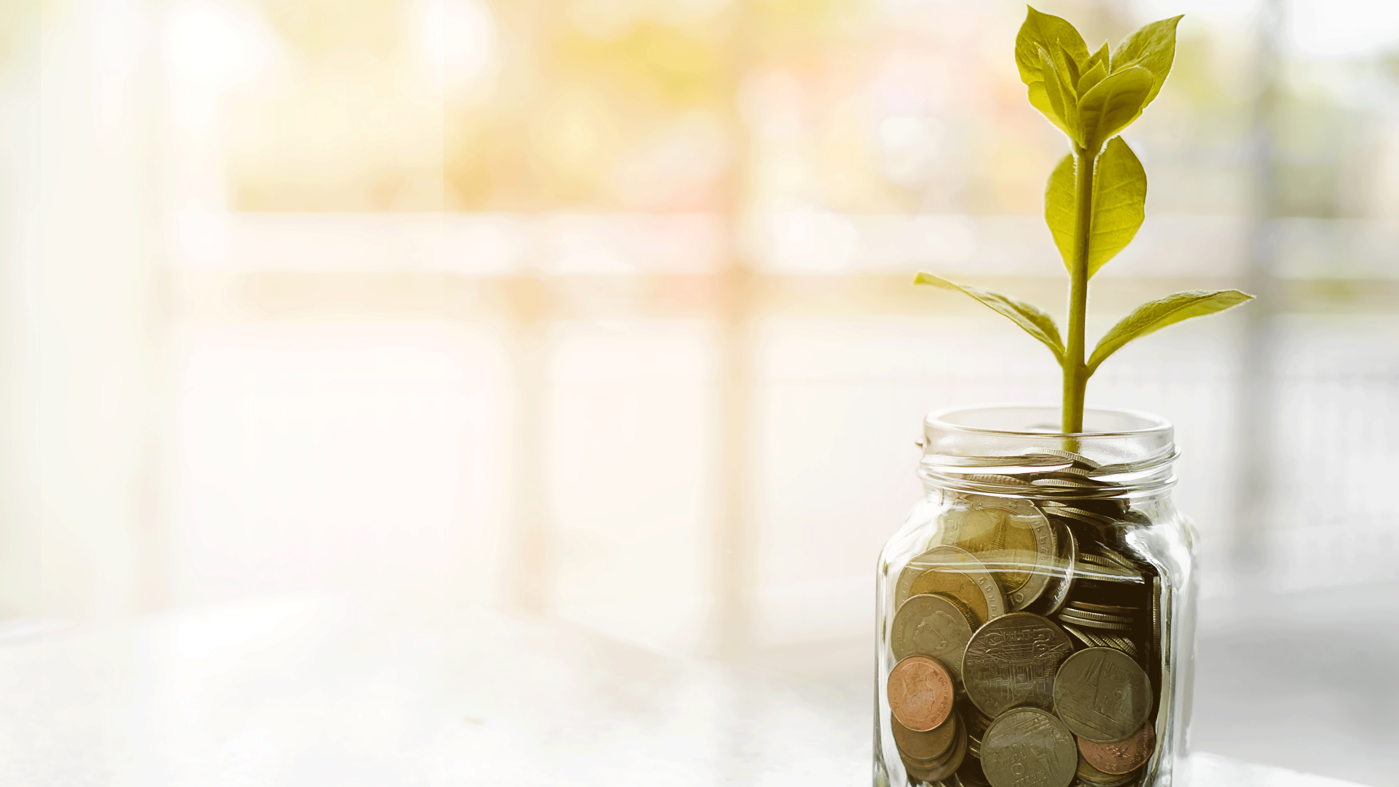 A jar with money