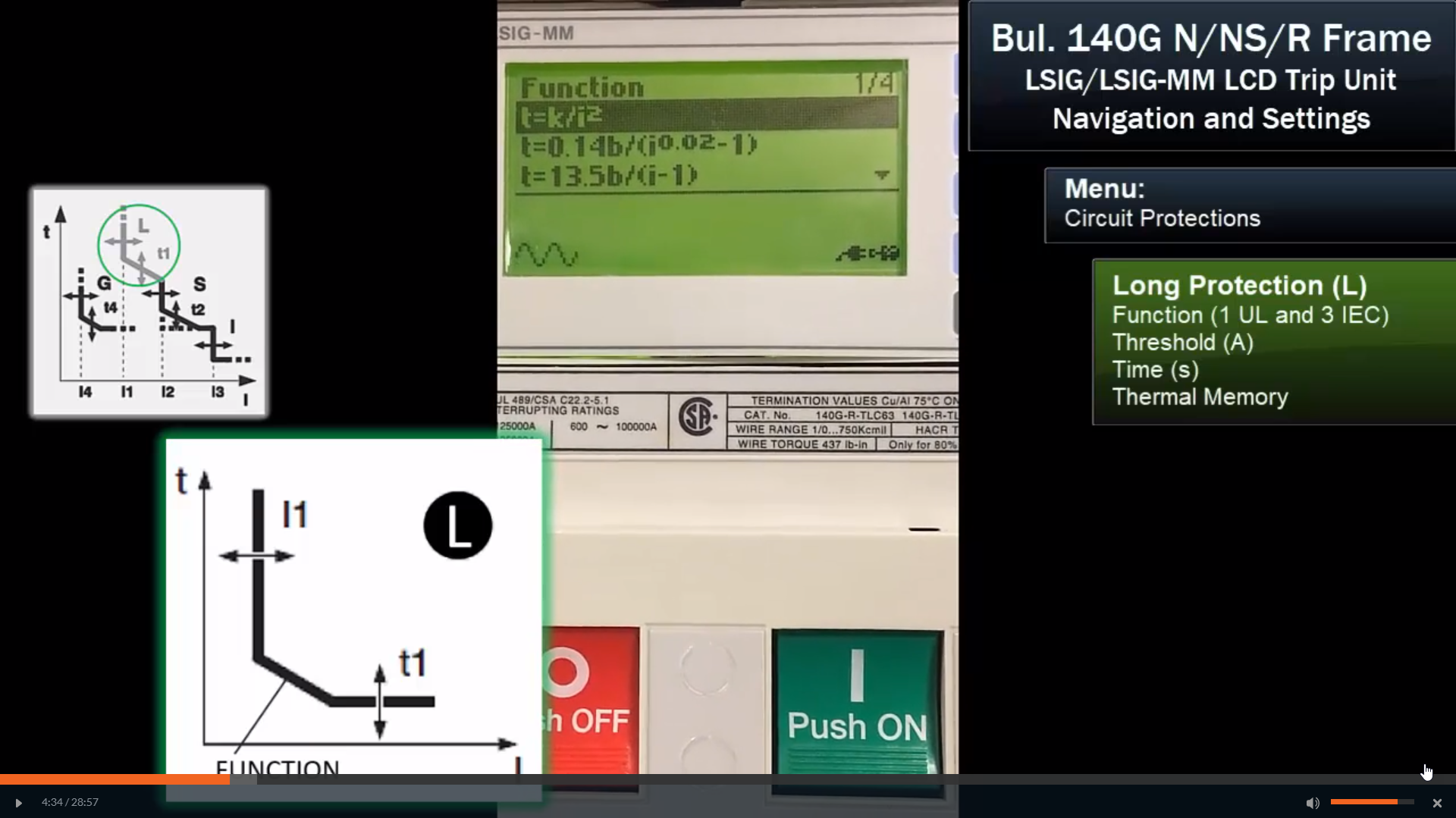 How to set up 140G LCD Electronic Motor Protection