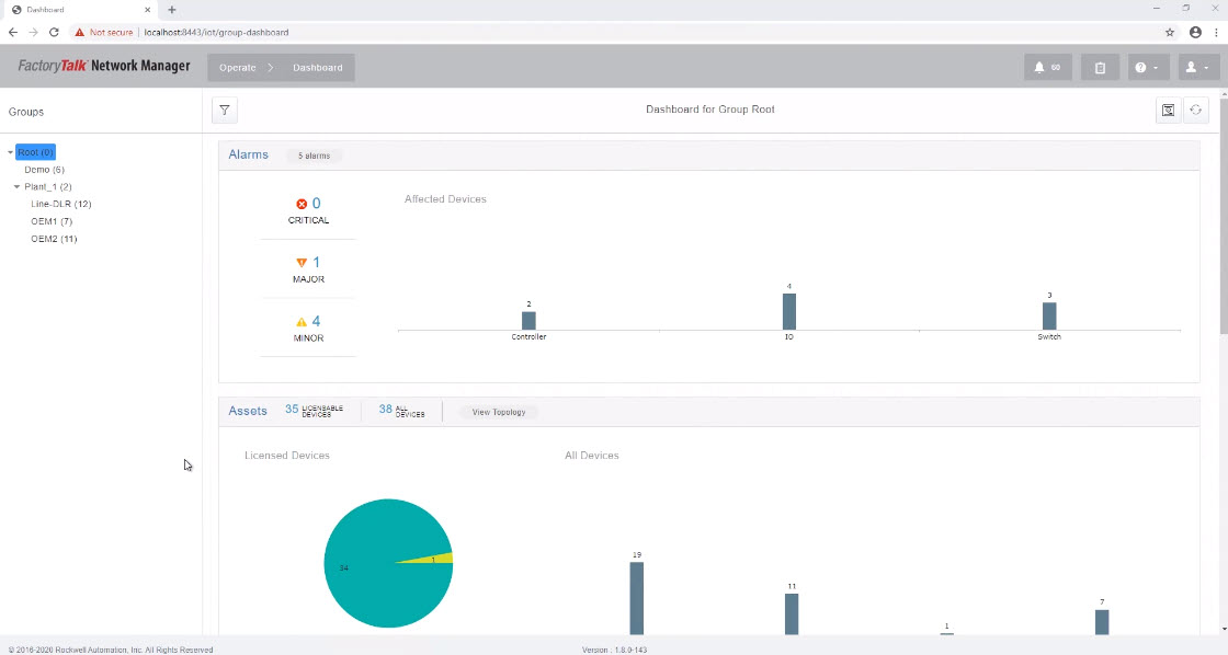 Mantenimiento de FactoryTalk® Network Manager