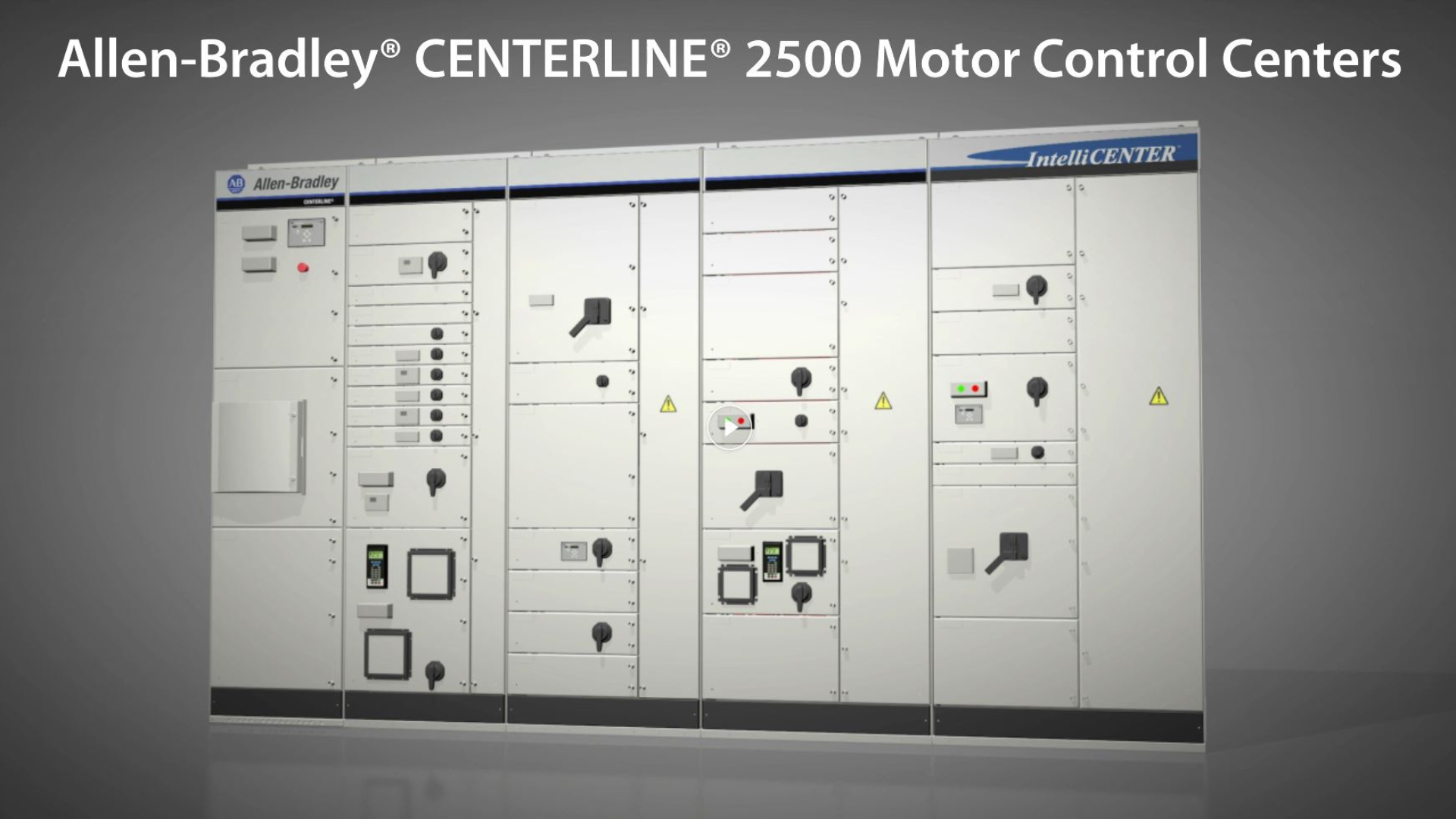 CENTERLINE 2500 Motor Control Centers Overview